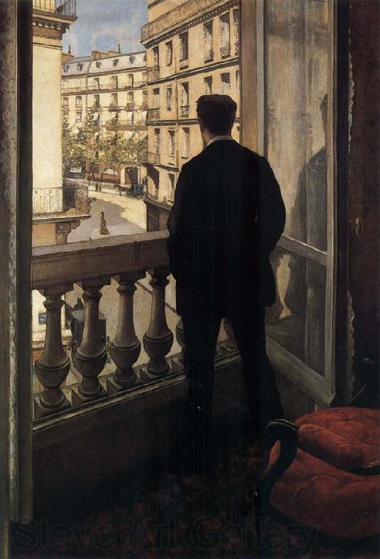 Gustave Caillebotte Young man near ther door Germany oil painting art